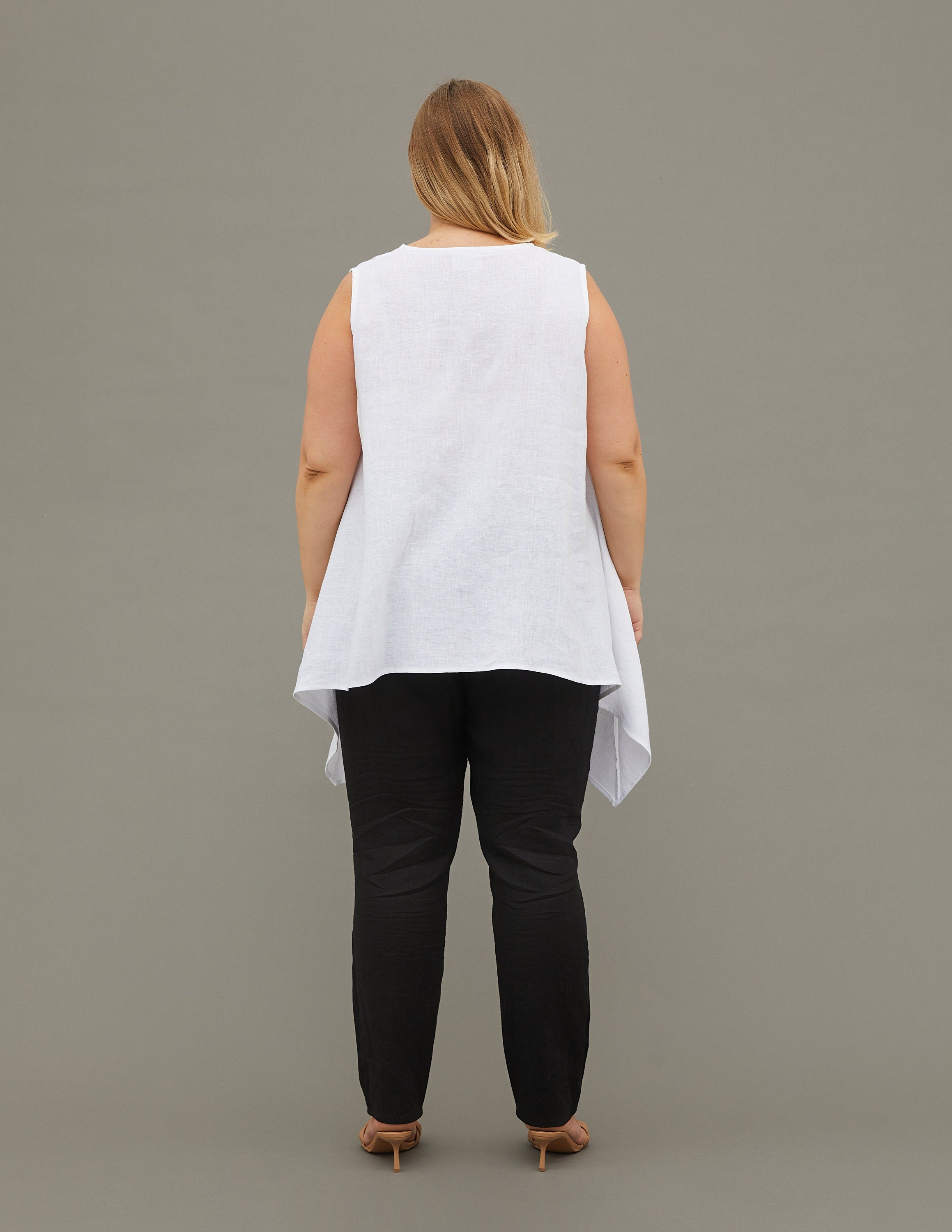 LAURA Linen tunic | White