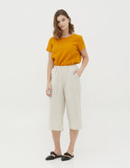 MYA Linen blouse | Mustard