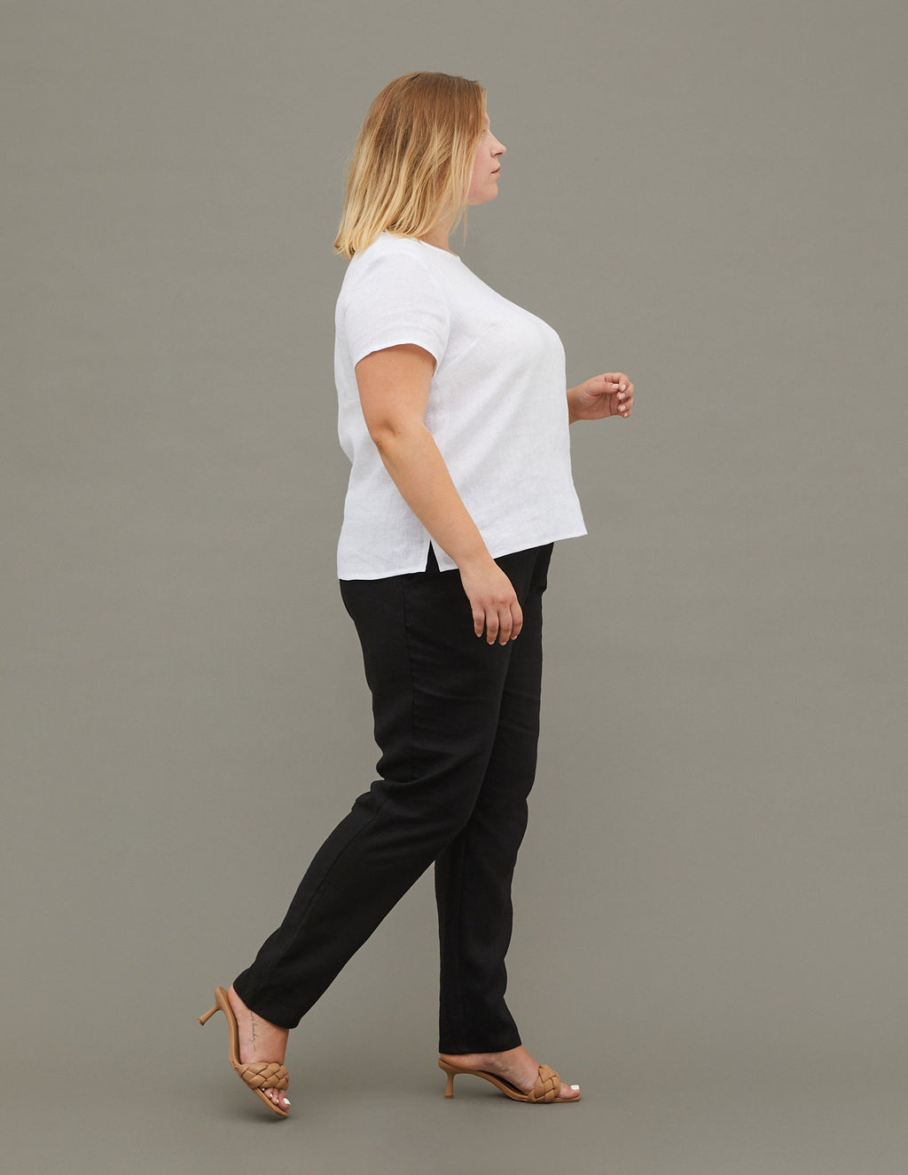 IEVA Linen top | White