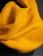 Linen loop scarf | Mustard