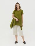 LINDA Linen tunic | Olive