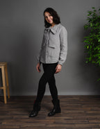 FIONA Linen blouse | Navy stripes