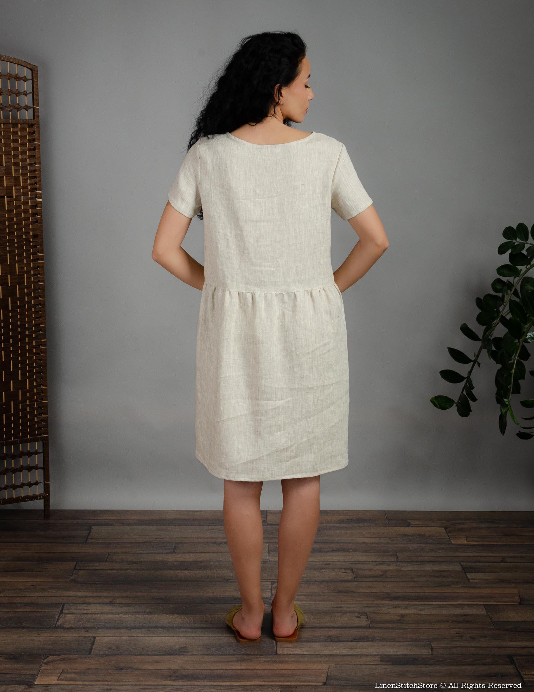 MARIA Linen dress | Natural