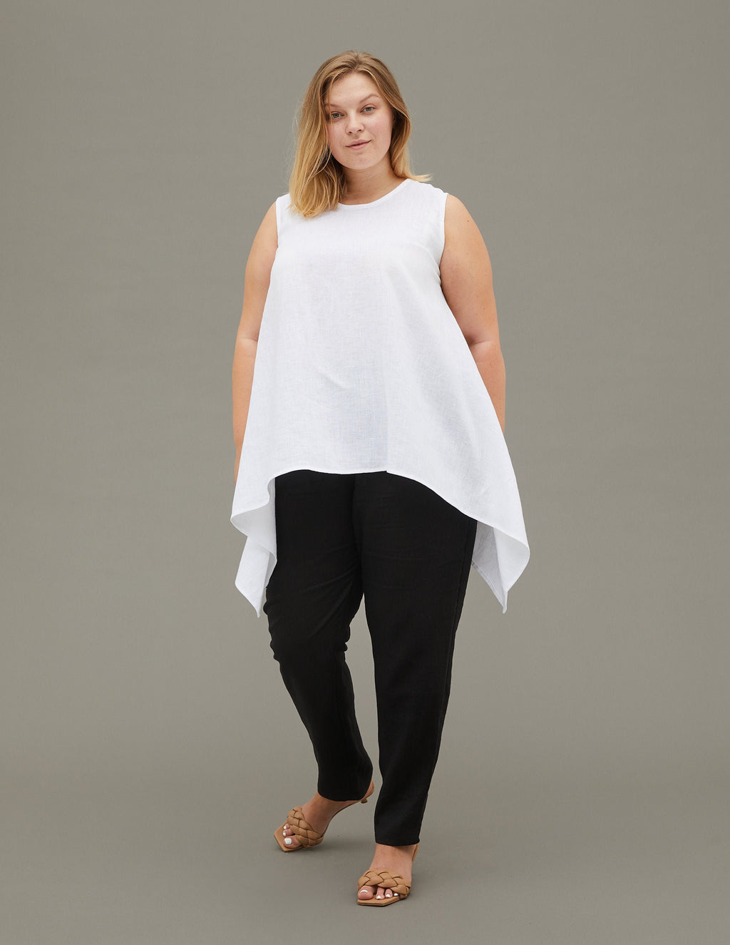 LAURA Linen tunic | White