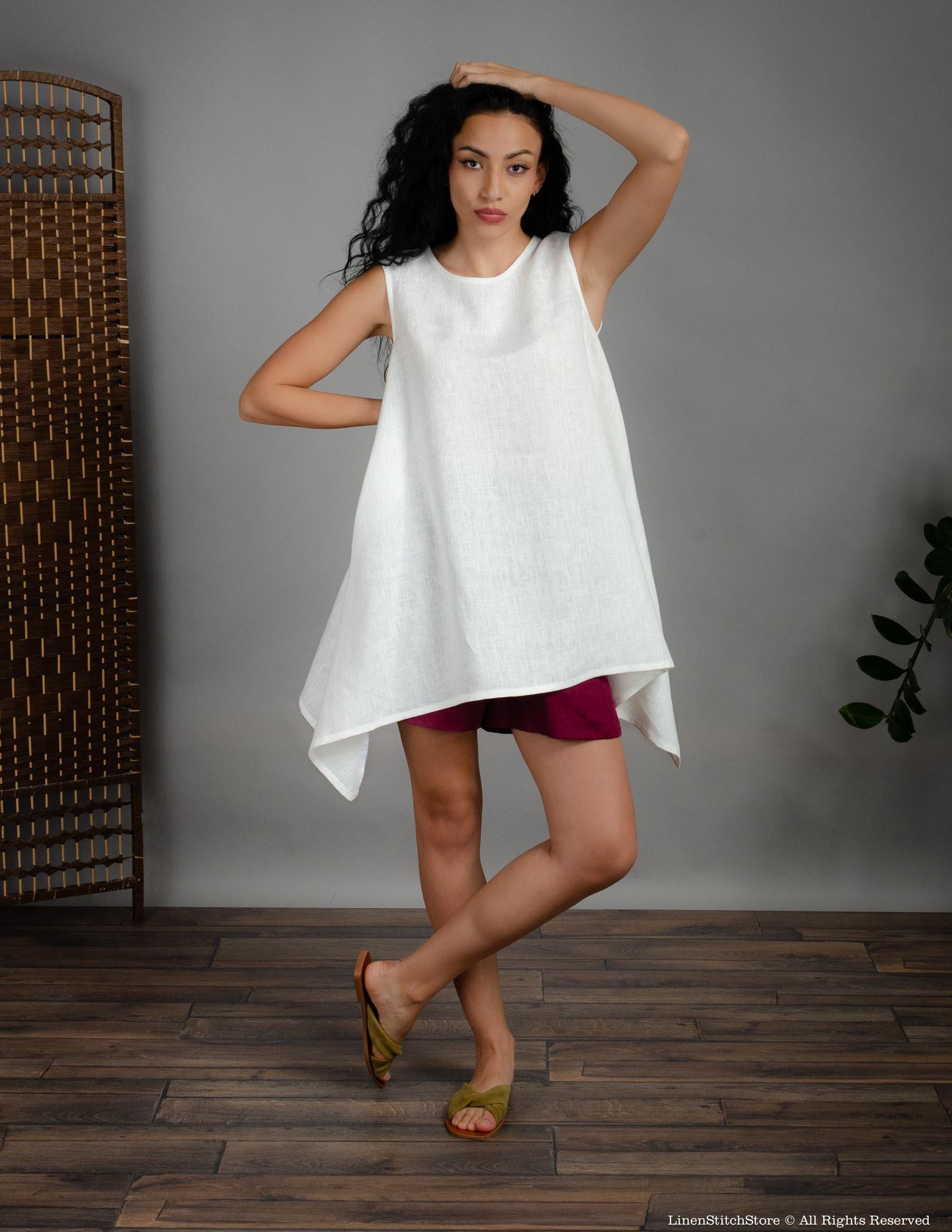 LAURA Linen tunic | White