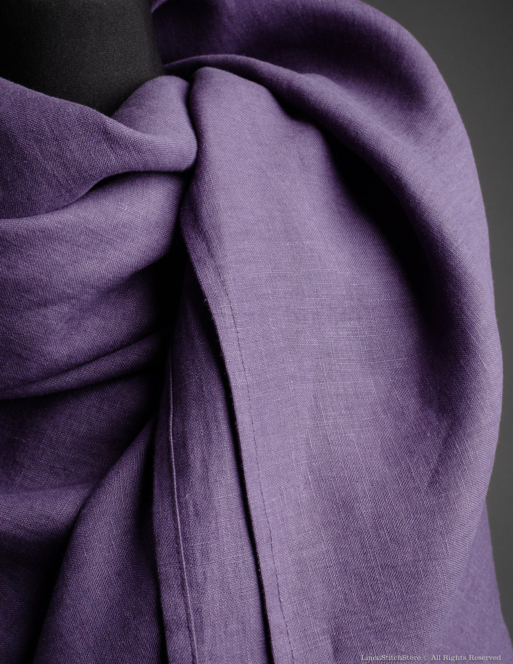 Linen shawl | Lavender