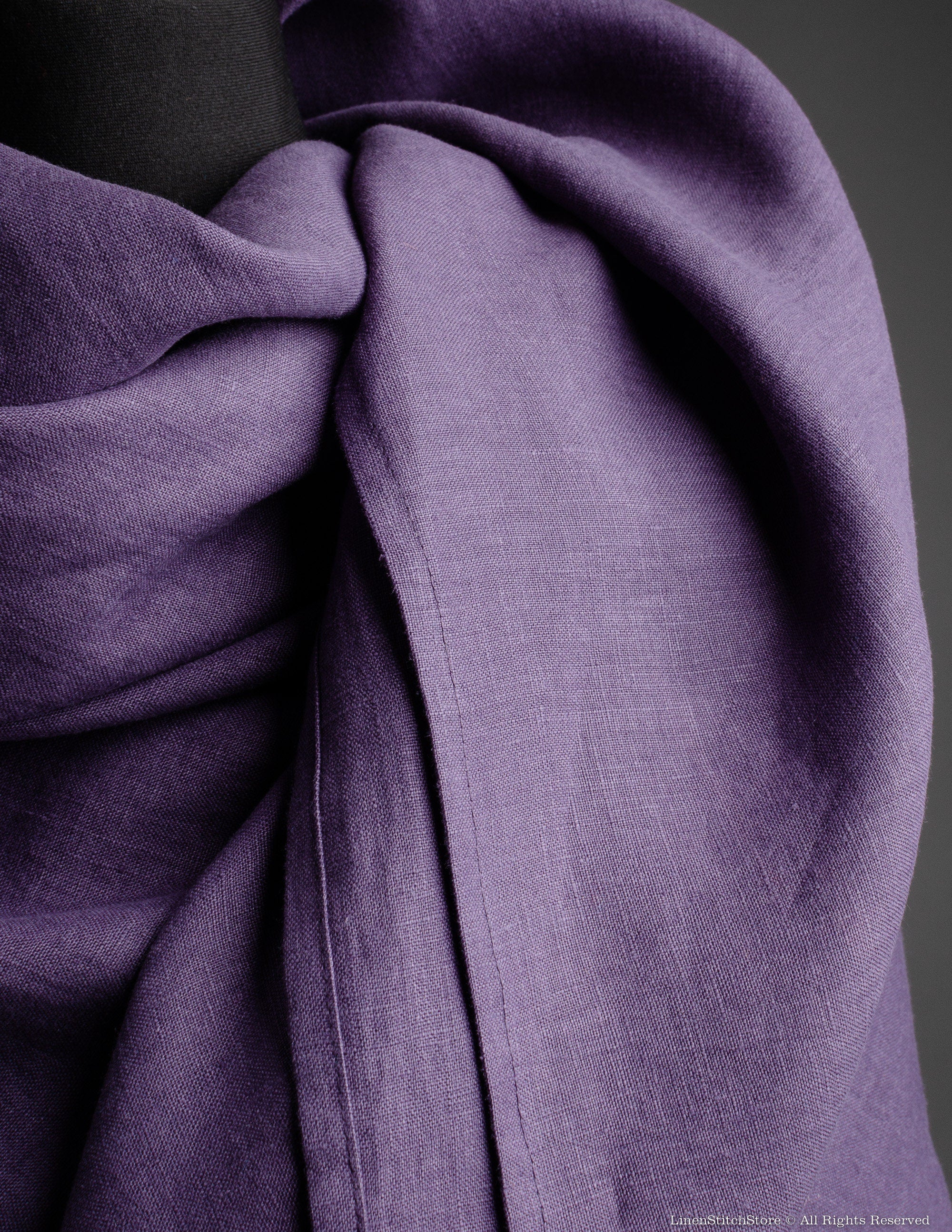 Linen shawl | Lavender