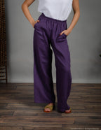 MONA Linen pants | Lavender