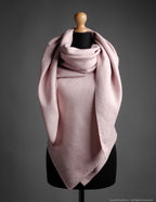 Linen shawl | Dusty pink