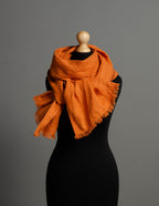 Linen scarf | Light grey