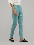MARGO Linen pants | Electric blue
