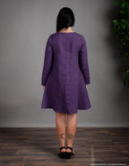 DOMINIKA Linen dress | Lavender
