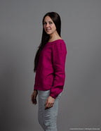 SANDY Linen blouse | Rose