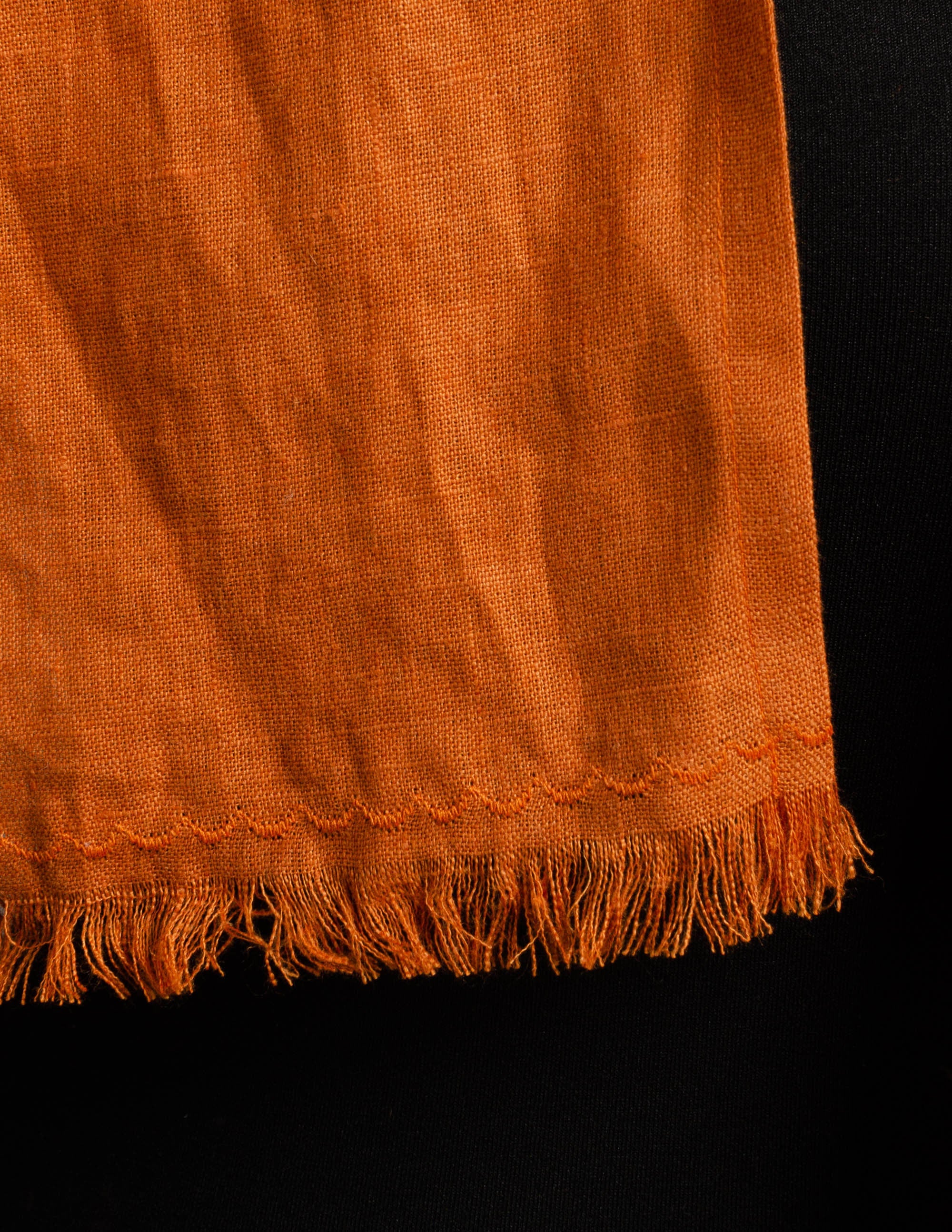 Linen scarf | Terracotta