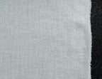 Ivory white colour medium weight linen fabric supply