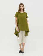 LINDA Linen tunic | Olive
