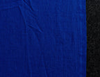 Deep blue medium weight linen fabric
